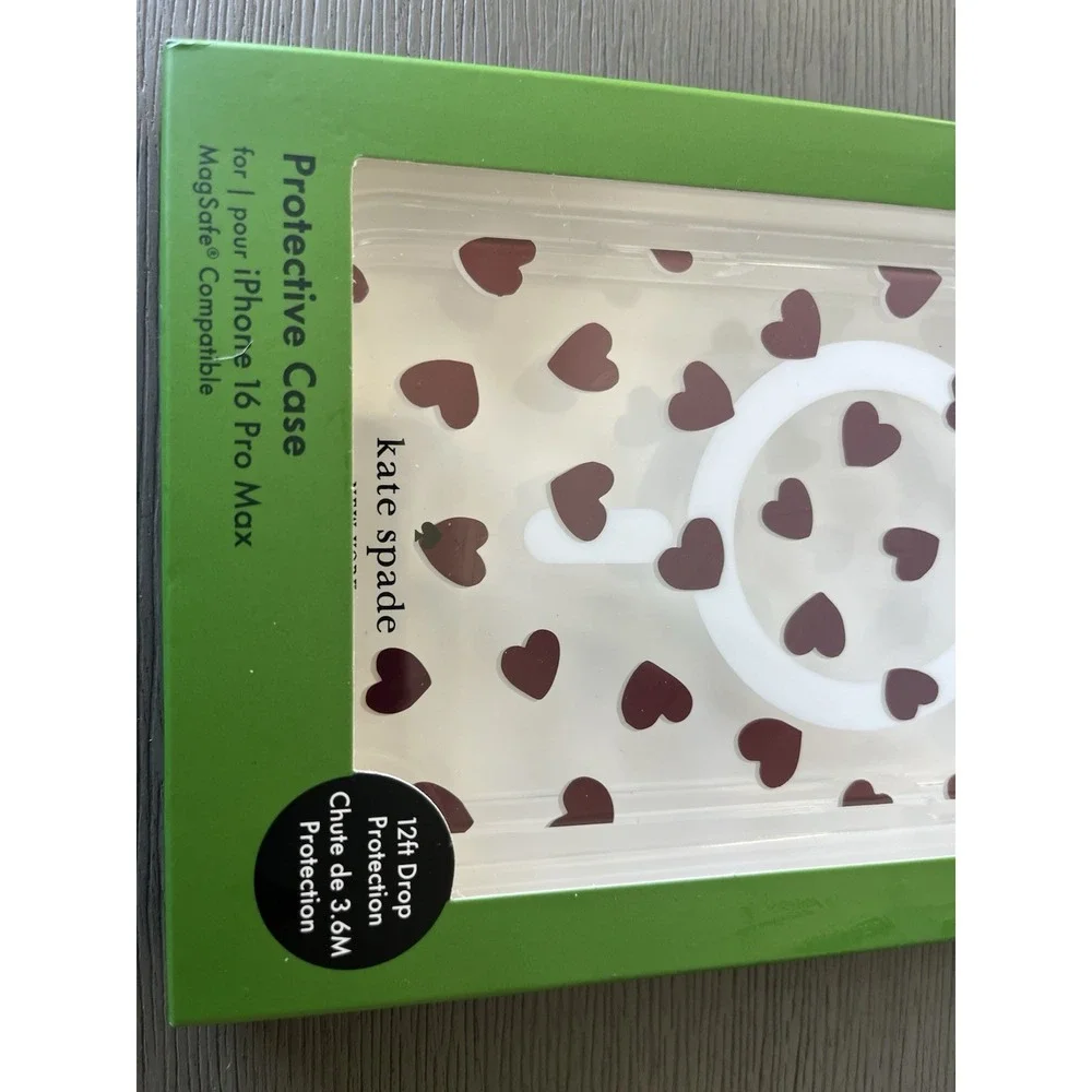 KATE SPADE Protective Case Magsafe For IPHONE 16 PRO MAX Hearts‎